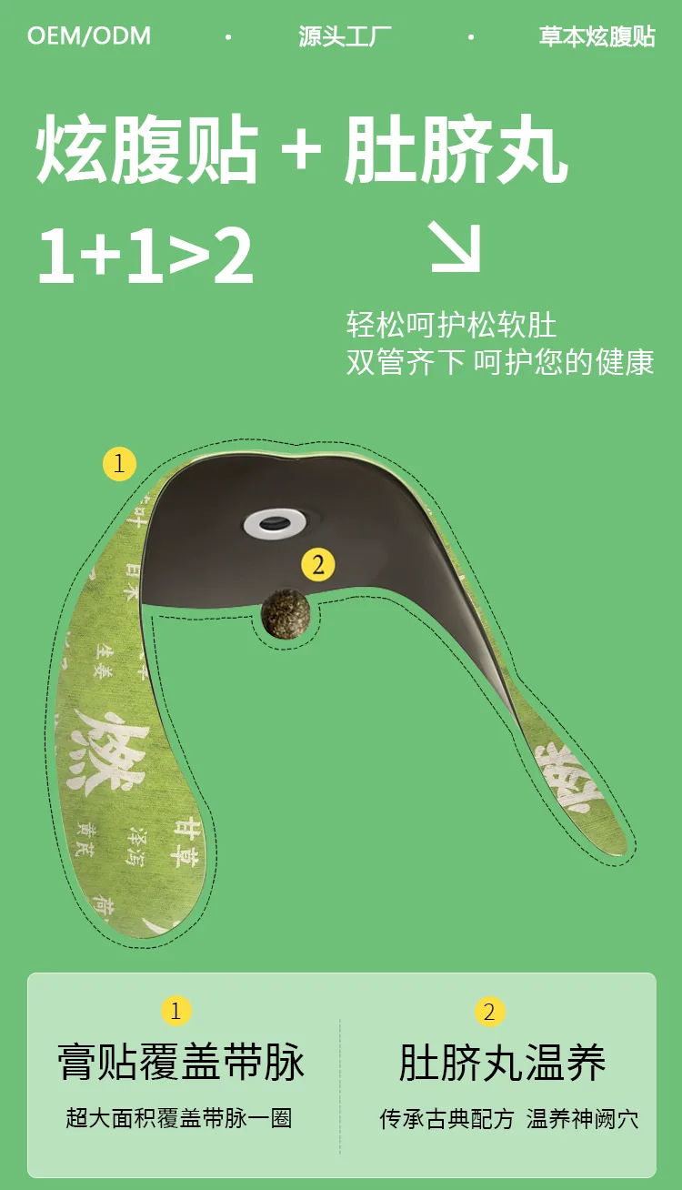 草本炫腹贴OEM代加工详情图3