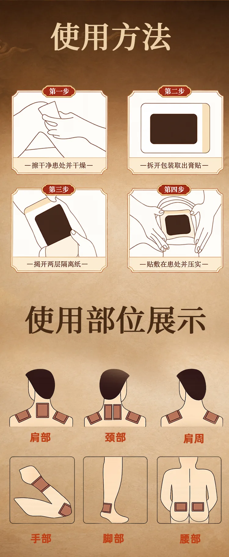 神经性骨痛保健贴批发详情图8